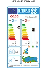 COPA Naya Line 24.000 BTU Energy Label