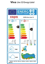 COPA Viva Line 12.000  BTU Enegry Label