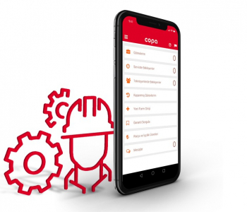 Copa Teknisyen Uygulamasıyla Her Zaman Yetkili Servislerinin Yanında